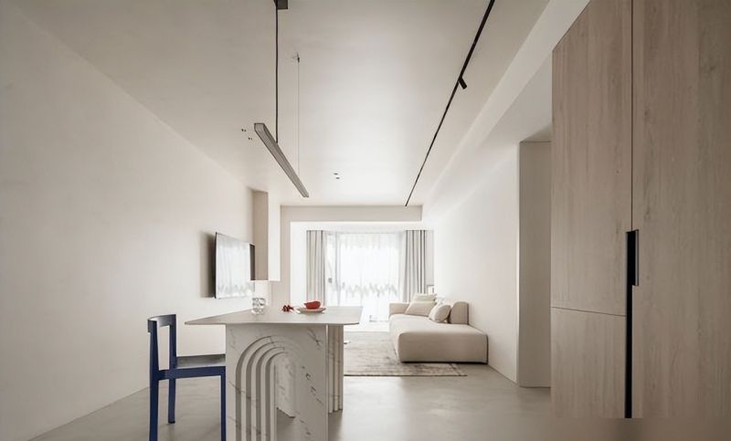 原来装修也能这么佛系，89㎡浅色调极简风，和我想象得不一样 - 家居知识