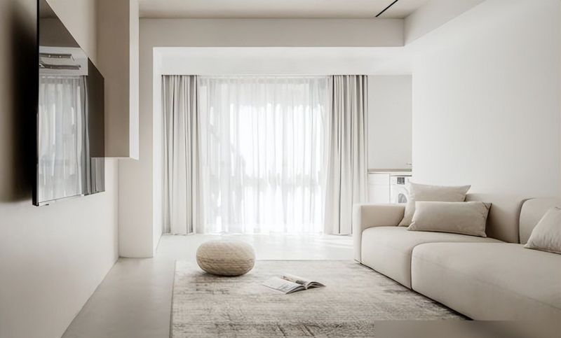 原来装修也能这么佛系，89㎡浅色调极简风，和我想象得不一样 - 家居知识