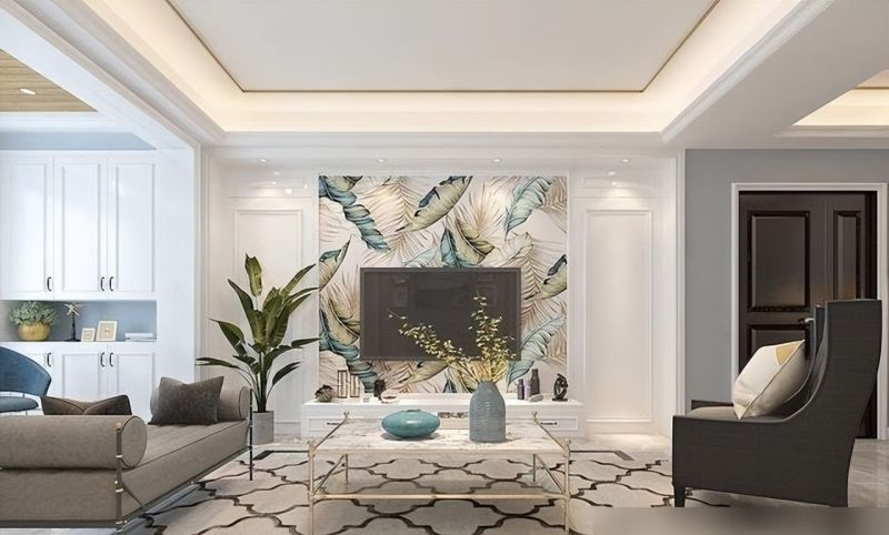 她家的美式风装修，堪称家居界的教科书，看到客厅后，惊艳到我了 - 家居知识