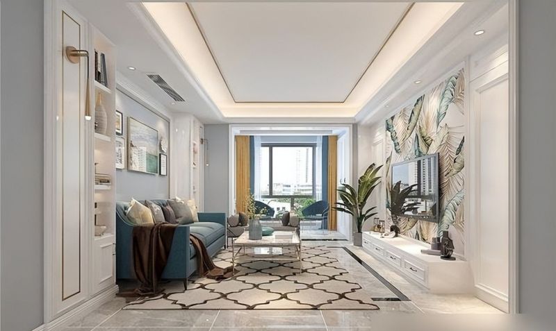 她家的美式风装修，堪称家居界的教科书，看到客厅后，惊艳到我了 - 家居知识