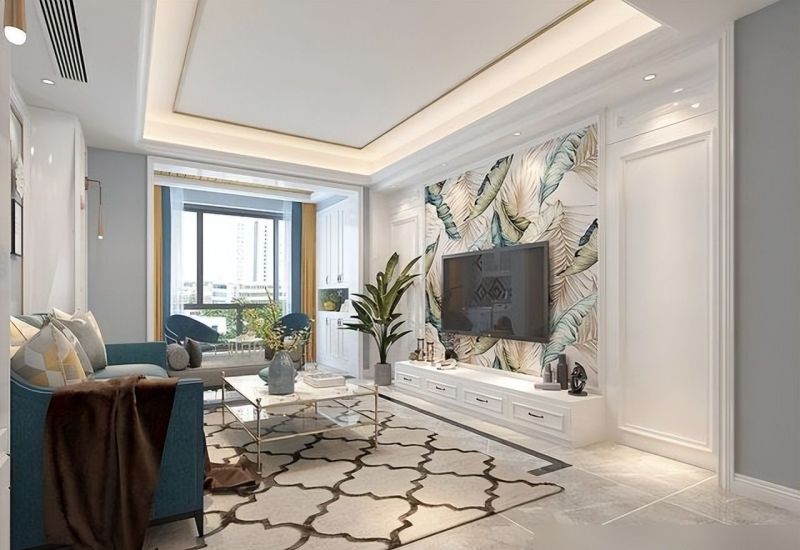 她家的美式风装修，堪称家居界的教科书，看到客厅后，惊艳到我了 - 家居知识