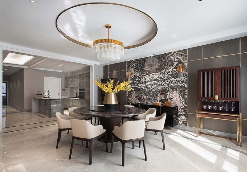 143㎡美式轻奢装修实景|迷人的精致生活！ - 家居知识