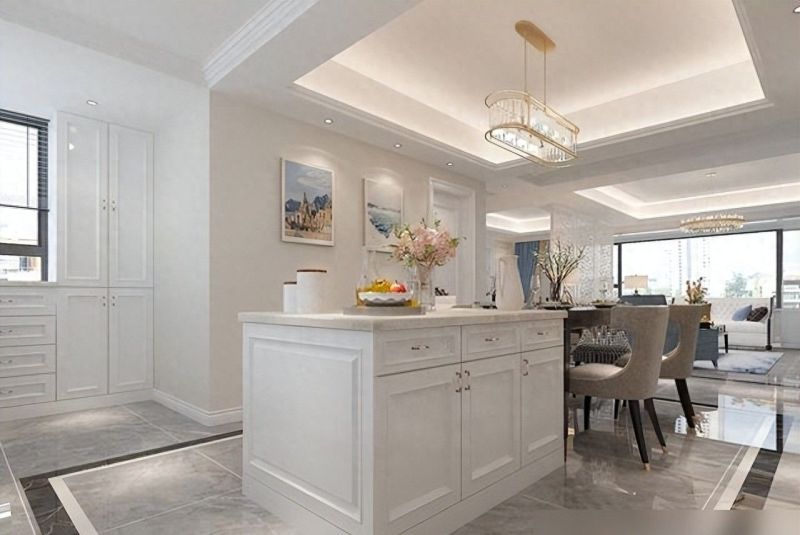 130㎡简约美式家装，高级感拉满的精致设计