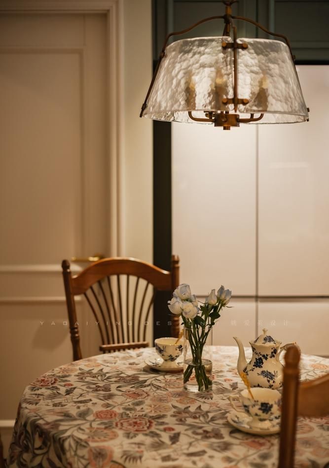 110平现代美式装修火了：打通餐厨+弧形设计，温馨高级像住美剧中 - 家居知识