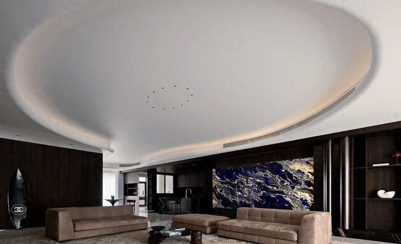 240㎡奶油中古风，用色彩编织时光的质感家居