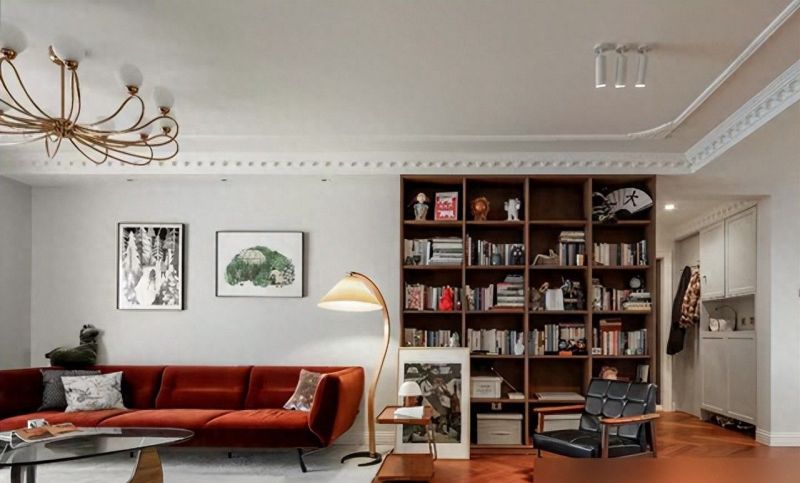 北京夫妻的中古混搭两居室，现代艺术与温暖精致的完美融合