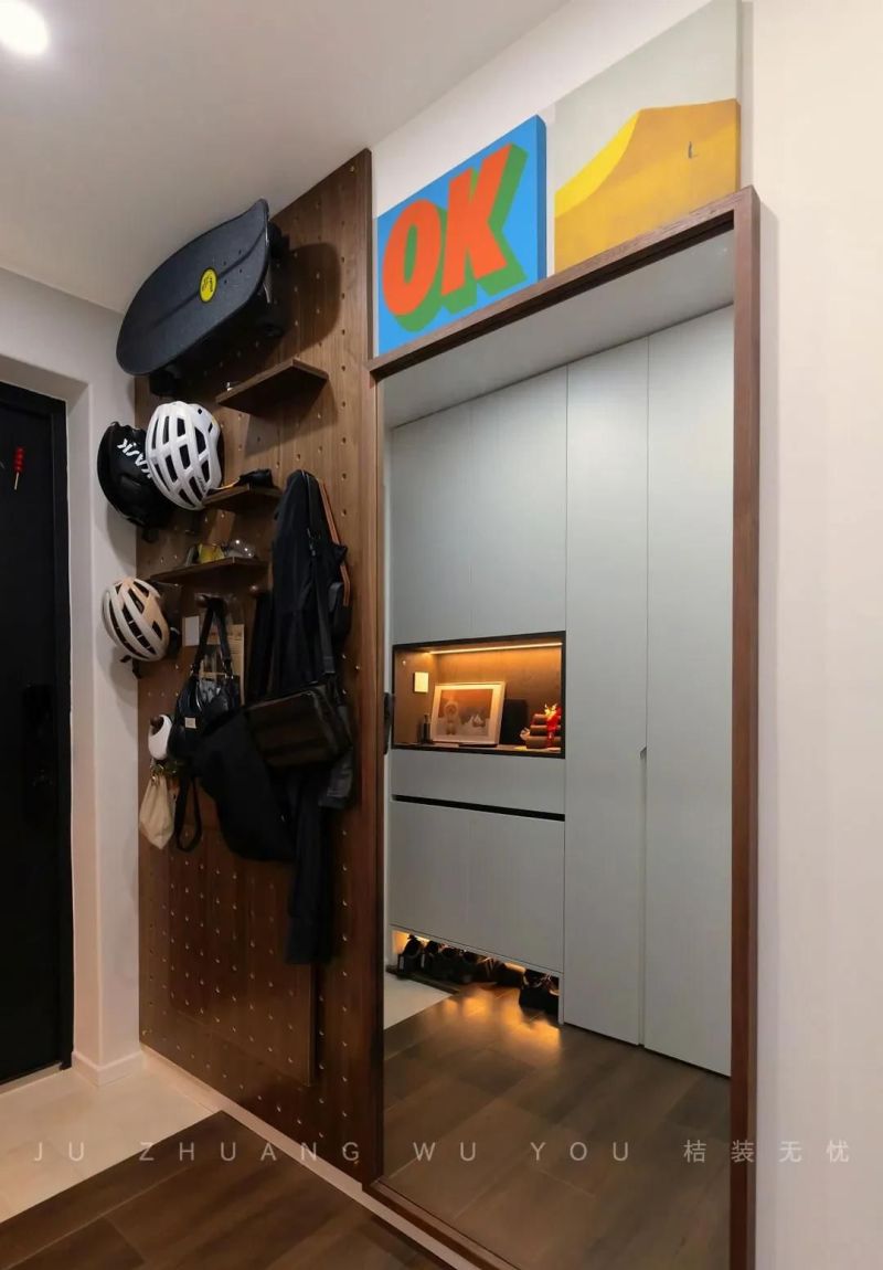 【桔+整屋】63m²手枪户塞下十大功能区！中古风婚房太心动了！ - 家居知识