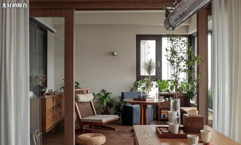 厌倦北欧风？134平侘寂风家装火了：木质元素+绝美花园，装出内心 - 家居知识