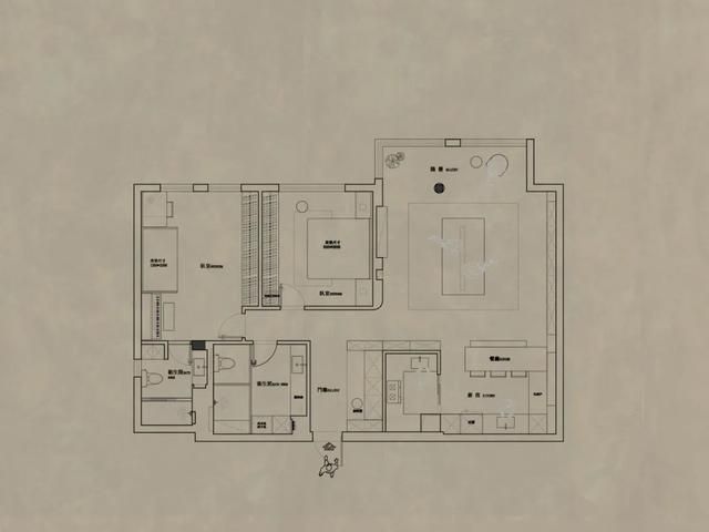 今年谁能逃过侘寂风？超大横厅+全屋大地色，别人家真的美爆了 - 家居知识