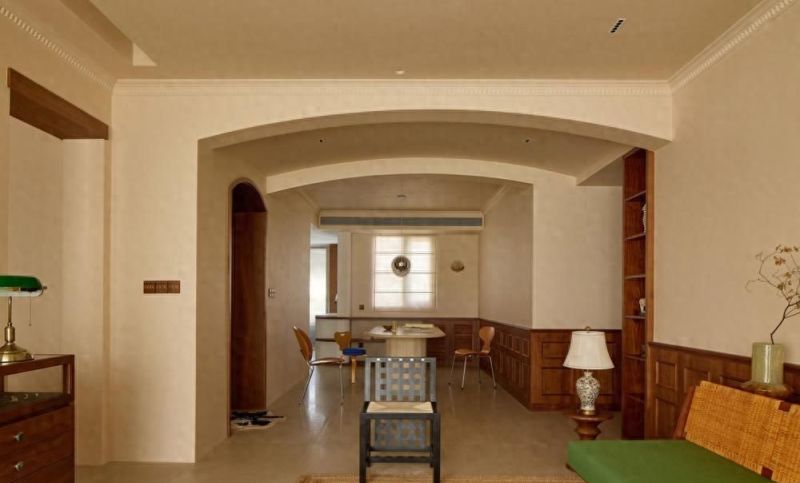 125㎡折衷混搭家，现代美式邂逅侘寂风，生活与艺术的完美融合