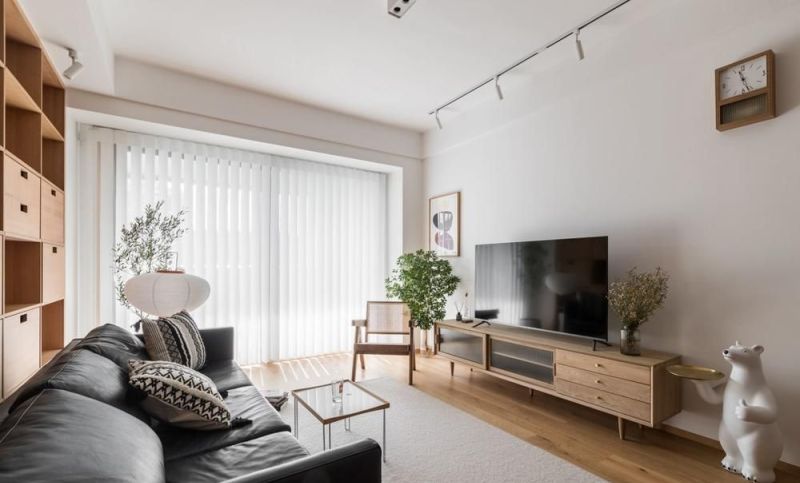 89㎡日式新家爆火：白墙+原木的治愈密码，藏着年轻人的生活智慧 - 家居知识