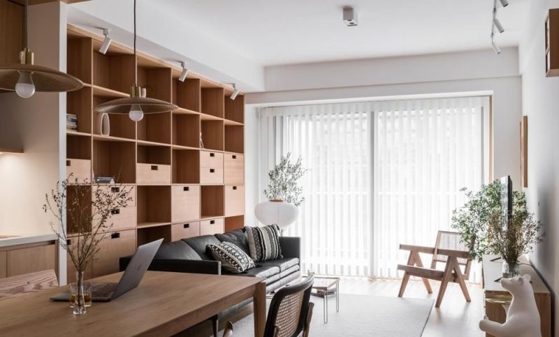 89㎡日式新家爆火：白墙+原木的治愈密码，藏着年轻人的生活智慧 - 家居知识