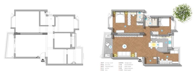 107㎡二手房改日式“穷装”：大白墙+原木，比奢华风更懂生活？ - 家居知识