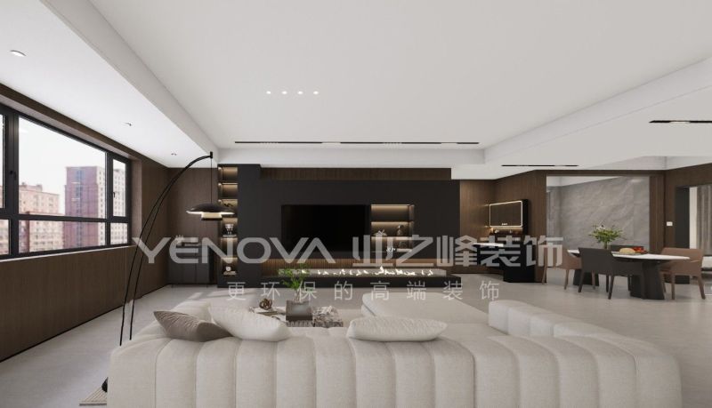 唐山凤城·翡翠湖130平方米意式现代风格装修效果案例|业之峰装饰 - 家居知识