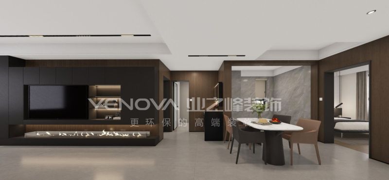 唐山凤城·翡翠湖130平方米意式现代风格装修效果案例|业之峰装饰 - 家居知识