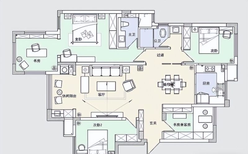 看了她家的现代轻奢风，被彻底“治愈”了，打开房门就被惊艳到了 - 家居知识