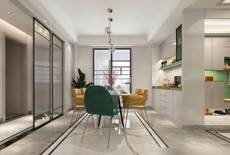 看了她家的现代轻奢风，被彻底“治愈”了，打开房门就被惊艳到了 - 家居知识