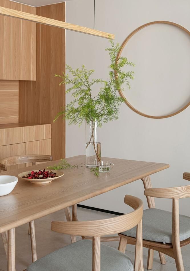 130平四居改日式原木风：留白+原木，装出高压工作者的治愈家 - 家居知识