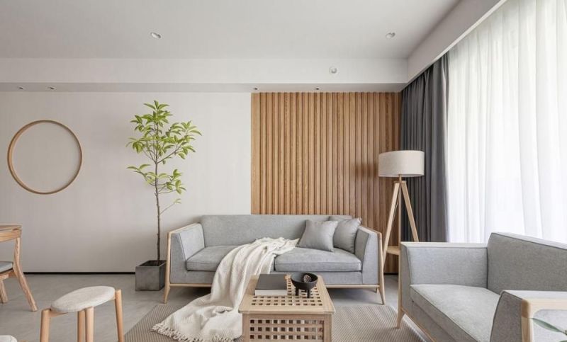 130平四居改日式原木风：留白+原木，装出高压工作者的治愈家 - 家居知识