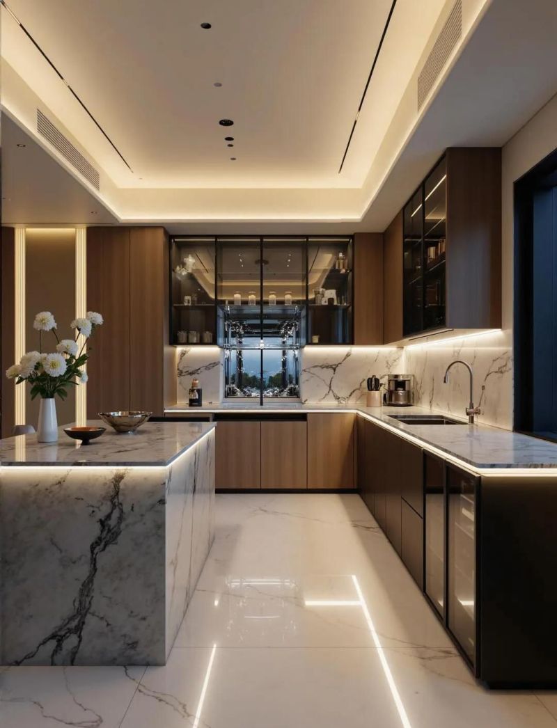 意式轻奢又来了，每一寸都是我的审美观点。这样舒适的家真好。 - 家居知识