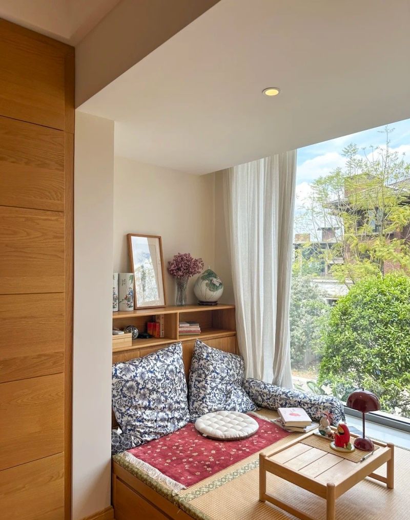 卧室阳台改成榻榻米，白天是茶室晚上是客房 - 家居知识