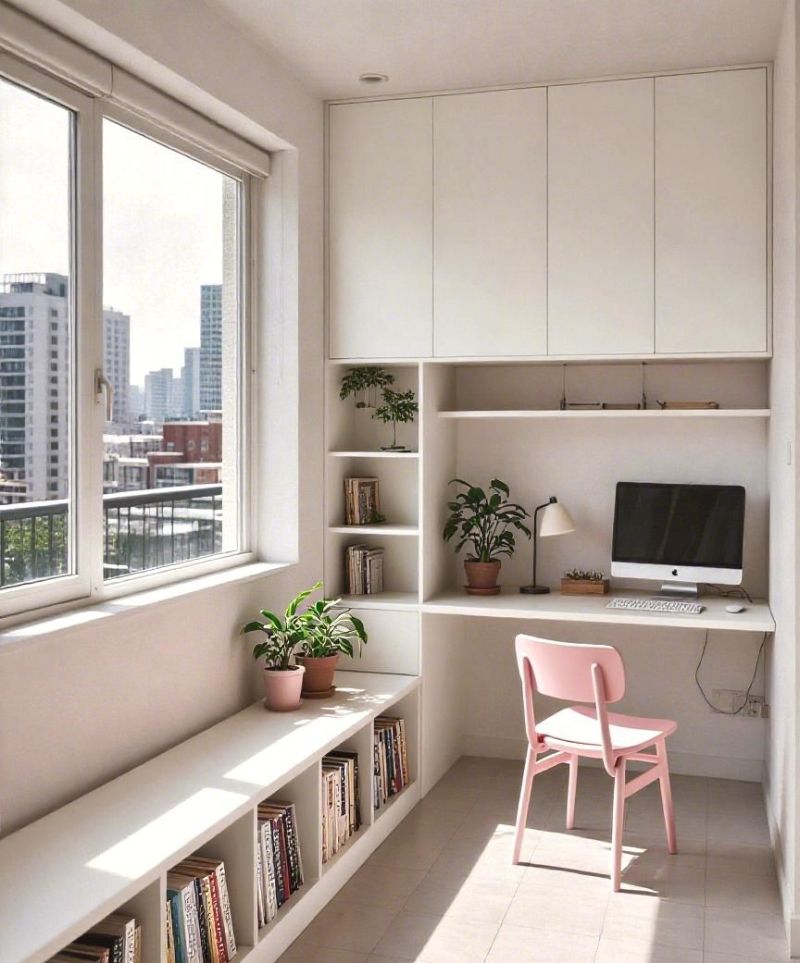 分享阳台柜的5种实用做法！储物、休闲、家政区全部搞定！ - 家居知识