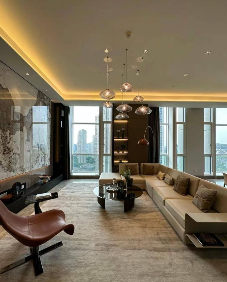 咖色系的现代简约风格，装修成这样，每天都想窝在家里 - 家居知识