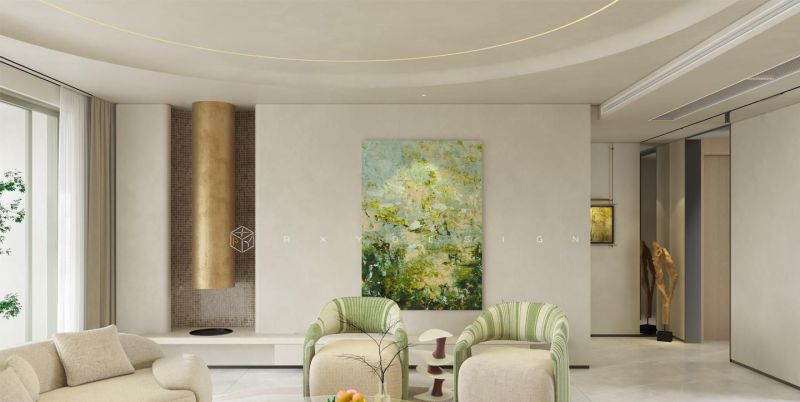 170m²现代奶油风春意盎然 - 家居知识