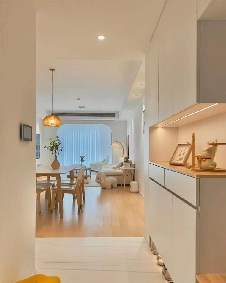 114平套内98平，15万装原木奶油风，这几点值得抄作业 - 家居知识