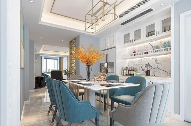 她家的美式风装修，堪称家居界的教科书，看到客厅后，惊艳到我了 - 家居知识