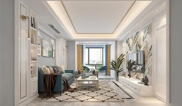 她家的美式风装修，堪称家居界的教科书，看到客厅后，惊艳到我了 - 家居知识