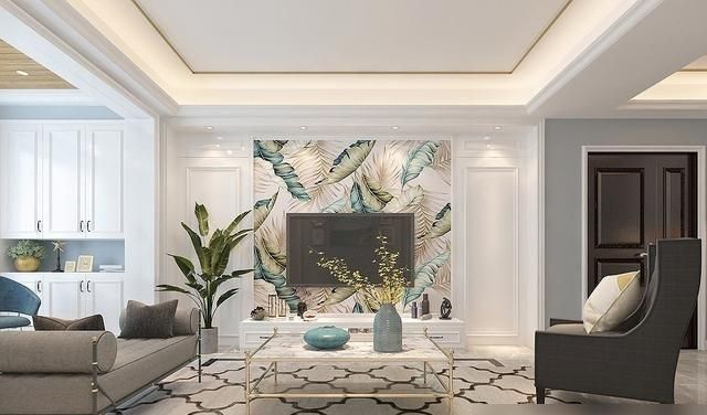 她家的美式风装修，堪称家居界的教科书，看到客厅后，惊艳到我了 - 家居知识