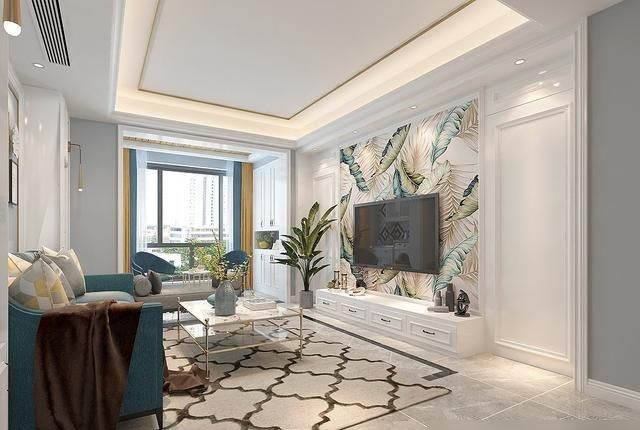 她家的美式风装修，堪称家居界的教科书，看到客厅后，惊艳到我了 - 家居知识