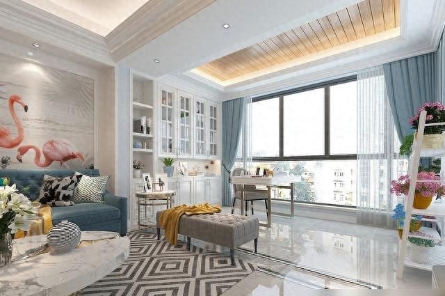 118㎡美式轻奢三居室，夫妻俩的精致家居美学