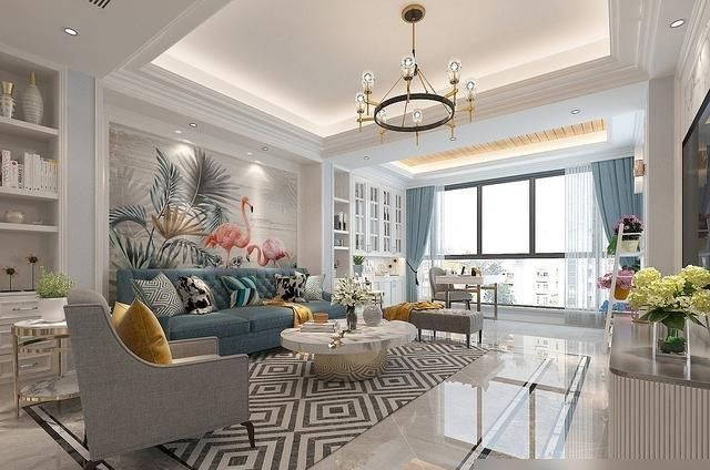 夫妻俩把118㎡三居室，装修美式风，带一些轻奢质感，真的很好看 - 家居知识