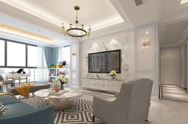 夫妻俩把118㎡三居室，装修美式风，带一些轻奢质感，真的很好看 - 家居知识