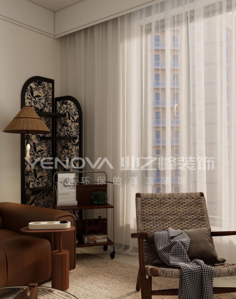 唐山恒大学庭120平方米中古风格装修效果案例|业之峰装饰 - 家居知识