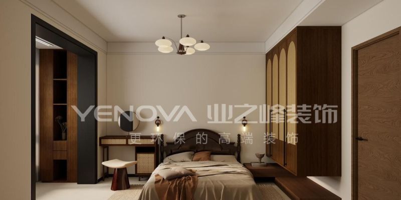 唐山恒大学庭120平方米中古风格装修效果案例|业之峰装饰 - 家居知识