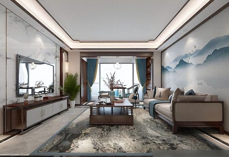 长沙夫妻打造惊艳新中式风，入户端景美到窒息