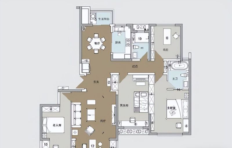 长沙夫妻的新中式风格装修，入户端景太好看，家中充满了惊艳效果 - 家居知识