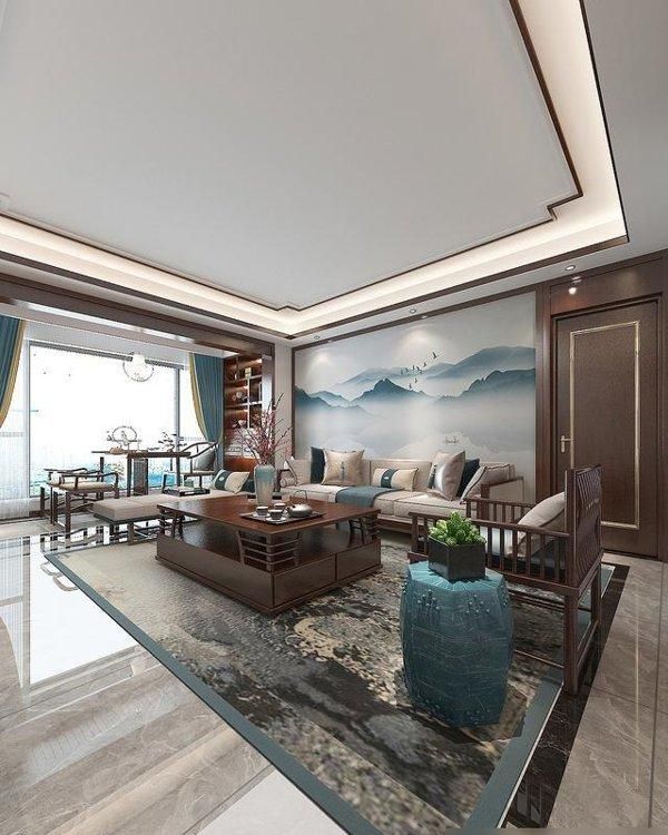 长沙夫妻的新中式风格装修，入户端景太好看，家中充满了惊艳效果 - 家居知识