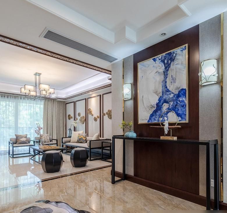 新中式不是老气代名词，这套200平案例，藏着国人的雅奢智慧 - 家居知识