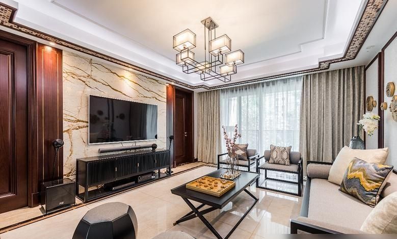 新中式不是老气代名词，这套200平案例，藏着国人的雅奢智慧 - 家居知识