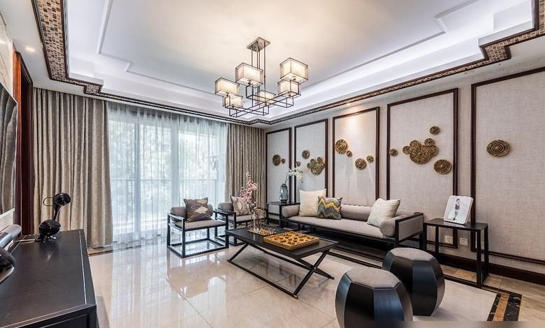 新中式不是老气代名词，这套200平案例，藏着国人的雅奢智慧 - 家居知识