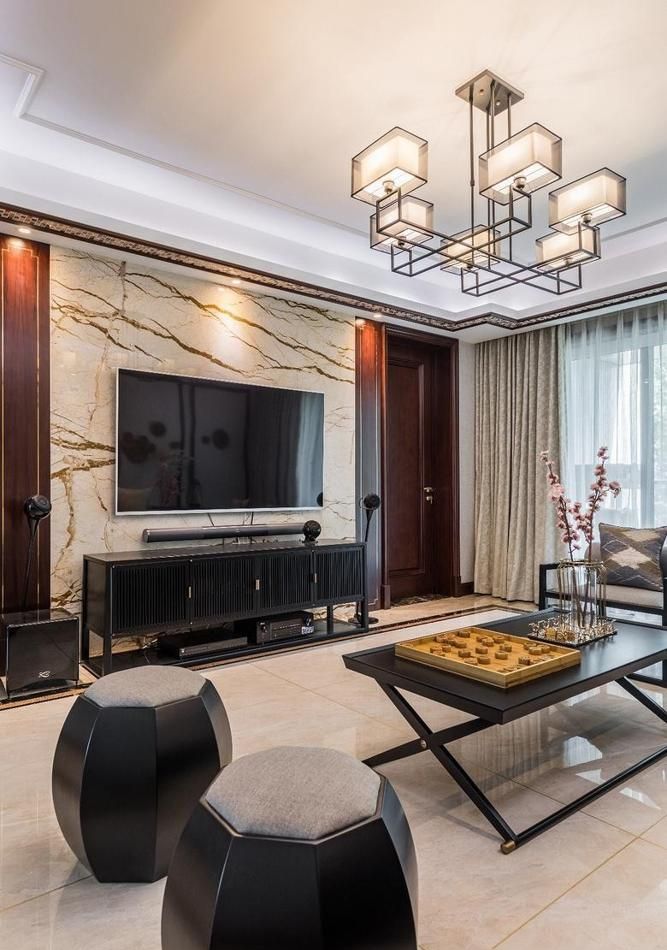 新中式不是老气代名词，这套200平案例，藏着国人的雅奢智慧 - 家居知识