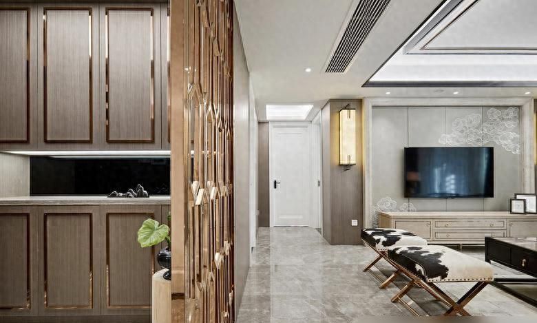 140㎡四居室惊艳出圈！现代轻奢混搭新中式，解锁年轻人最爱的家居美学