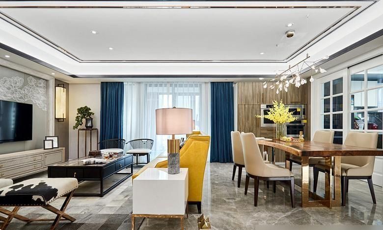 140㎡四居室火了！现代轻奢撞新中式，这混搭太懂年轻人 - 家居知识