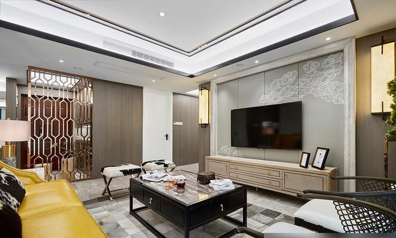 140㎡四居室火了！现代轻奢撞新中式，这混搭太懂年轻人 - 家居知识