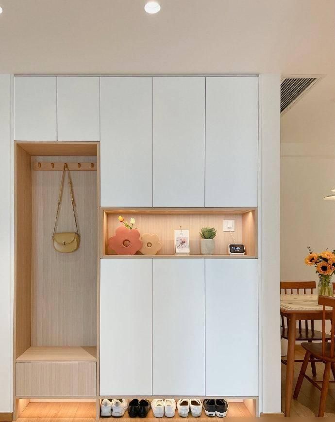 高颜值入户鞋柜设计，超级实用，附详细尺寸图 - 家居知识