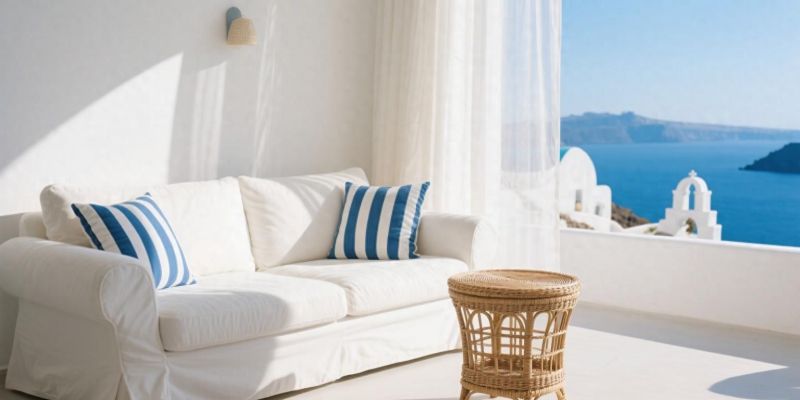 10款地中海风沙发，把‘蓝白海岸’带回家，客厅秒变度假天堂！